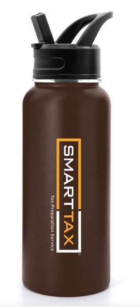 Smart Tax - One Liter Stainless Insulated Bottle