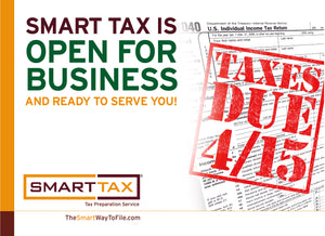 Open for Biz Postcard
