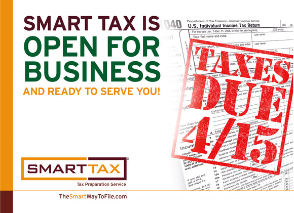 Open for Biz Postcard