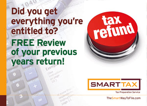 Tax Refund Postcard