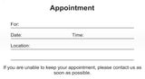 Business Card Office with Appointment Back