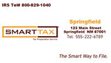 Business Card Office with Appointment Back